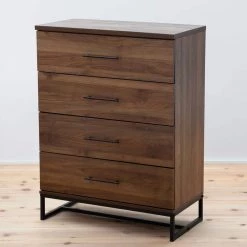 Eleanor 4-Drawer Medium Walnut Contemporary Dresser 42 in. H x 32 in. W x 16 in. L by Brookside 21 Eleanor 4-Drawer Medium Walnut Contemporary Dresser 42 in. H x 32 in. W x 16 in. L by Brookside -Cheap sumyeg Store medium walnut brookside dressers bs0004dr400mw 31 1000
