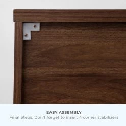 Eleanor 4-Drawer Medium Walnut Contemporary Dresser 42 in. H x 32 in. W x 16 in. L by Brookside 15 Eleanor 4-Drawer Medium Walnut Contemporary Dresser 42 in. H x 32 in. W x 16 in. L by Brookside -Cheap sumyeg Store medium walnut brookside dressers bs0004dr400mw 66 1000