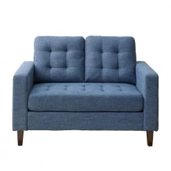 Brynn 60 in. Navy Polyester Upholstered 2 Seat Square Arm Loveseats with Buttonless Tufting by Brookside 20 Brynn 60 in. Navy Polyester Upholstered 2 Seat Square Arm Loveseats with Buttonless Tufting by Brookside -Cheap sumyeg Store navy brookside loveseats bs0005lvs00nv 77 1000