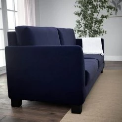 Holly 85 in. Navy Polyester Upholstered 3-Seater Flared Arm Sofa by Brookside 17 Holly 85 in. Navy Polyester Upholstered 3-Seater Flared Arm Sofa by Brookside -Cheap sumyeg Store navy brookside sofas couches bs0006sof00nv a0 1000