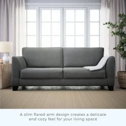 Holly 85 in. Navy Polyester Upholstered 3-Seater Flared Arm Sofa by Brookside 20 Holly 85 in. Navy Polyester Upholstered 3-Seater Flared Arm Sofa by Brookside -Cheap sumyeg Store navy brookside sofas couches bs0006sof00nv c3 1000