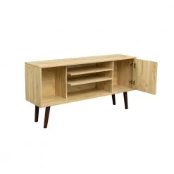 High Quality 53.15 in. Particle Board Oak TV Stand TV Console with Storage and Shelves Cabinet Fits TV's up to 53.15 in. by sumyeg 11 High Quality 53.15 in. Particle Board Oak TV Stand TV Console with Storage and Shelves Cabinet Fits TV's up to 53.15 in. by sumyeg -Cheap sumyeg Store oak sumyeg tv stands sg 331jf3150 c3 1000