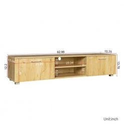 63 in. Wooden Oak TV Stand TV Console with 2-Doors Fits TV's up to 70 in. for Living Room by sumyeg 21 63 in. Wooden Oak TV Stand TV Console with 2-Doors Fits TV's up to 70 in. for Living Room by sumyeg -Cheap sumyeg Store oak sumyeg tv stands sg 331jf6072 77 1000