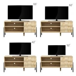 Mid-century 43.31 in Wooden Oak TV Console TV Stand Media Cabinet for Living Room, Bedroom and Office by sumyeg 22 Mid-century 43.31 in Wooden Oak TV Console TV Stand Media Cabinet for Living Room, Bedroom and Office by sumyeg -Cheap sumyeg Store oak sumyeg tv stands sg 331jf7249 76 1000