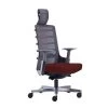Mesh High Back Red Fabric Seat Swivel Ergonomic Executive Office Chair with Adjustable Arms and Fixed Headrest by Nyhus 2 Mesh High Back Red Fabric Seat Swivel Ergonomic Executive Office Chair with Adjustable Arms and Fixed Headrest by Nyhus -Cheap sumyeg Store red nyhus executive chairs hd 60005019 64 1000