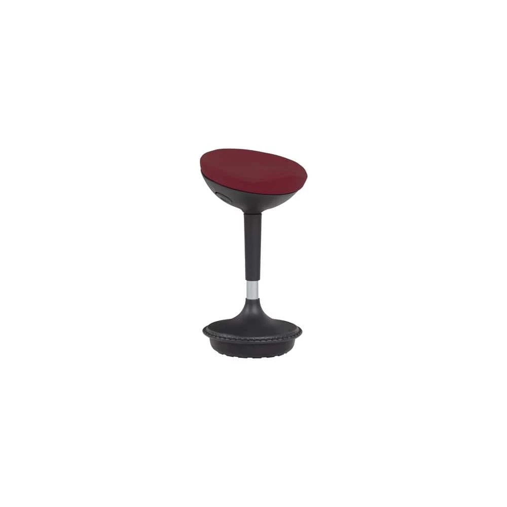 Trina Ergonomic Red Fabric Height Adjustable Seating Stool by Nyhus 3 Trina Ergonomic Red Fabric Height Adjustable Seating Stool by Nyhus