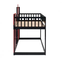 Red Twin size Loft Bed Wooden Bed with Train Shape Design by Polibi 22 Red Twin size Loft Bed Wooden Bed with Train Shape Design by Polibi -Cheap sumyeg Store red polibi loft beds mb tlbtsd r 76 1000