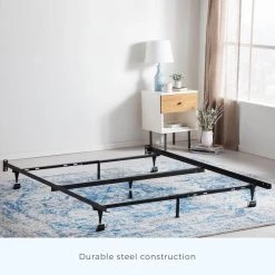 Adjustable Metal Bed Frame with Center Support Rug Rollers by Brookside -Cheap sumyeg Store rug rollers brookside adjustable beds bs5033bf 31 1000