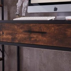 47 in. W Classic Rectangle Writing Desk Brown Wood 1-Drawer Executive Desk with Storage by sumyeg 12 47 in. W Classic Rectangle Writing Desk Brown Wood 1-Drawer Executive Desk with Storage by sumyeg -Cheap sumyeg Store rustic brown sumyeg writing desks su cd 060 c3 1000