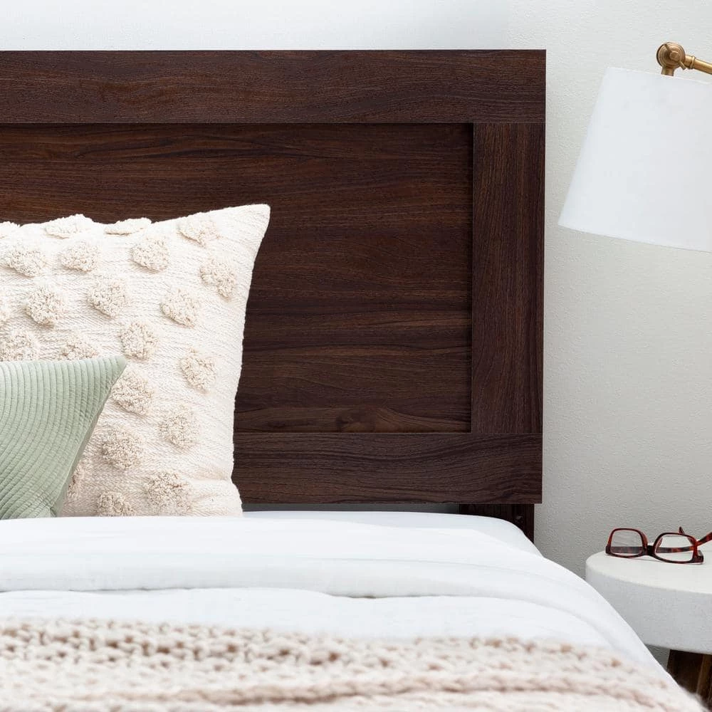 Leah Rustic Mahogany Queen Classic Wood Headboard by Brookside 10 Leah Rustic Mahogany Queen Classic Wood Headboard by Brookside - Image 8