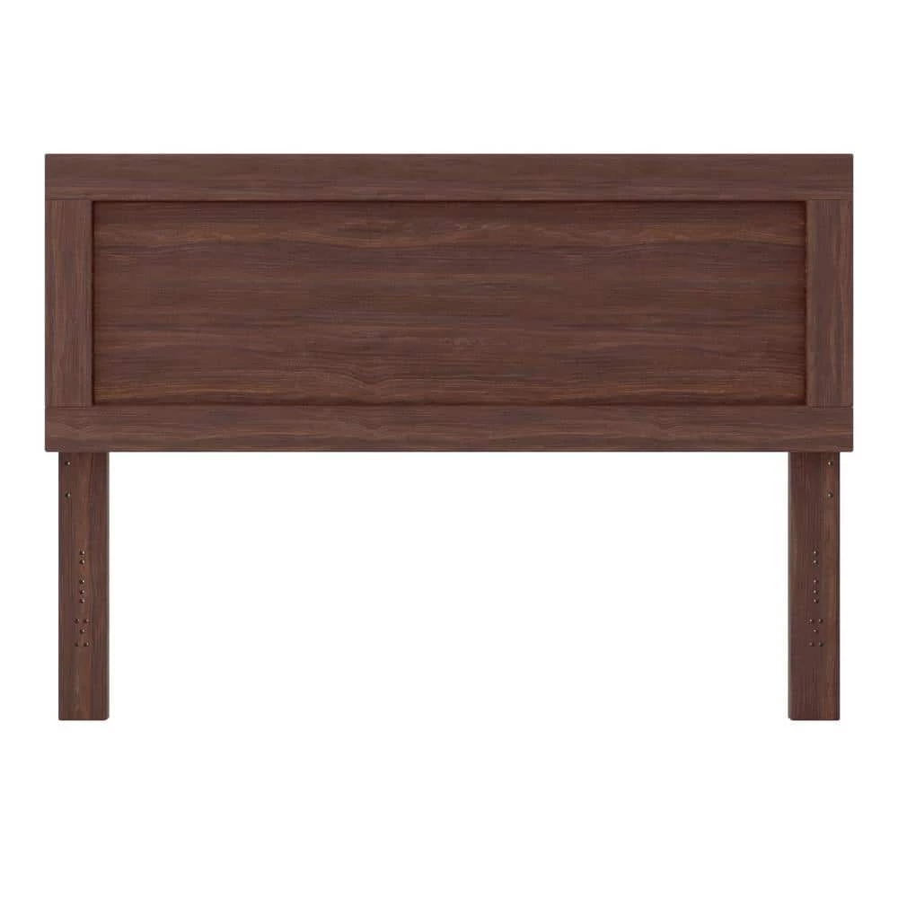 Leah Rustic Mahogany Queen Classic Wood Headboard by Brookside 4 Leah Rustic Mahogany Queen Classic Wood Headboard by Brookside - Image 2