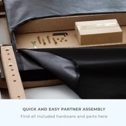 Liza Curved Edge Gray Stone Upholstered King Headboard with Buttonless Diamond Tufting by Brookside 15 Liza Curved Edge Gray Stone Upholstered King Headboard with Buttonless Diamond Tufting by Brookside -Cheap sumyeg Store stone brookside headboards bs0003uhbkkst 1f 1000