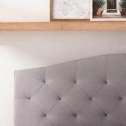 Liza Curved Edge Gray Stone Upholstered King Headboard with Buttonless Diamond Tufting by Brookside 17 Liza Curved Edge Gray Stone Upholstered King Headboard with Buttonless Diamond Tufting by Brookside -Cheap sumyeg Store stone brookside headboards bs0003uhbkkst 31 1000