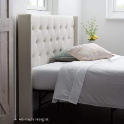 Bella Low Profile Stone Queen Wingback Headboard by Brookside 18 Bella Low Profile Stone Queen Wingback Headboard by Brookside -Cheap sumyeg Store stone brookside headboards bsqq0303stuhb 1f 1000