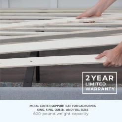 Isabelle Upholstered Stone Queen Wingback Diamond Tufted Platform Bed by Brookside -Cheap sumyeg Store stone brookside platform beds bs0007ubdqqst 31 1000