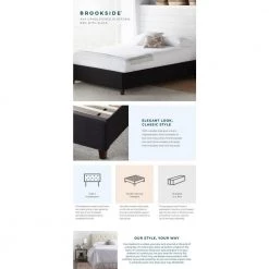 Ava Stone California King Upholstered Platform Bed with Slats by Brookside 14 Ava Stone California King Upholstered Platform Bed with Slats by Brookside -Cheap sumyeg Store stone brookside platform beds bsckstuppl 66 1000