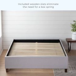 Ava Stone California King Upholstered Platform Bed with Slats by Brookside 15 Ava Stone California King Upholstered Platform Bed with Slats by Brookside -Cheap sumyeg Store stone brookside platform beds bsckstuppl c3 1000