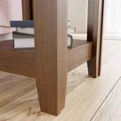 Elise 15.75 in. Walnut Classic Wood with Laminate Top End Table by Brookside -Cheap sumyeg Store walnut brookside end side tables bs0003ent16wn 44 1000