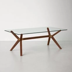 Marta 51 in. Walnut Mid-Century Style Rectangle Solid Wood Coffee Table with Glass Top by Nyhus 11 Marta 51 in. Walnut Mid-Century Style Rectangle Solid Wood Coffee Table with Glass Top by Nyhus -Cheap sumyeg Store walnut nyhus coffee tables hd 38132620 40 1000