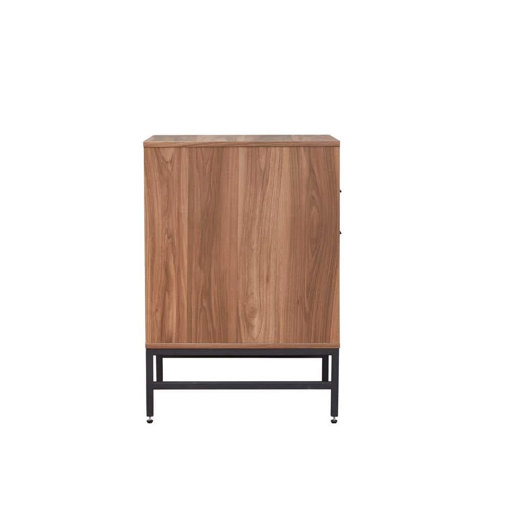 Walnut High Pedestal 2-Drawer File Cabinet (20 in. W x 22 in. D x 31 in. H) by Nyhus 5 Walnut High Pedestal 2-Drawer File Cabinet (20 in. W x 22 in. D x 31 in. H) by Nyhus - Image 3