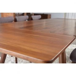 60 in. L x 35 in. W x 29.5 in. H Mid-Century Style Rectangular Solid Wood Walnut Dining Table with Rounded Corners by Nyhus 14 60 in. L x 35 in. W x 29.5 in. H Mid-Century Style Rectangular Solid Wood Walnut Dining Table with Rounded Corners by Nyhus -Cheap sumyeg Store walnut nyhus kitchen dining tables hd 41630509 4f 1000