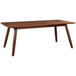 60 in. L x 35 in. W x 29.5 in. H Mid-Century Style Rectangular Solid Wood Walnut Dining Table with Rounded Corners by Nyhus 13 60 in. L x 35 in. W x 29.5 in. H Mid-Century Style Rectangular Solid Wood Walnut Dining Table with Rounded Corners by Nyhus -Cheap sumyeg Store walnut nyhus kitchen dining tables hd 41630509 c3 1000