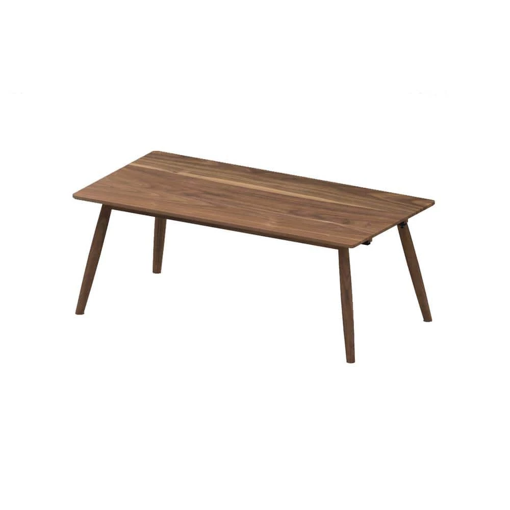 60 in. L x 35 in. W x 29.5 in. H Mid-Century Style Rectangular Solid Wood Walnut Dining Table with Rounded Corners by Nyhus 4 60 in. L x 35 in. W x 29.5 in. H Mid-Century Style Rectangular Solid Wood Walnut Dining Table with Rounded Corners by Nyhus - Image 2