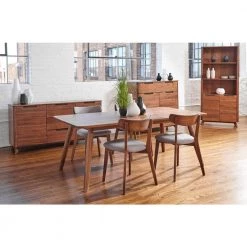 60 in. L x 35 in. W x 29.5 in. H Mid-Century Style Rectangular Solid Wood Walnut Dining Table with Rounded Corners by Nyhus 17 60 in. L x 35 in. W x 29.5 in. H Mid-Century Style Rectangular Solid Wood Walnut Dining Table with Rounded Corners by Nyhus -Cheap sumyeg Store walnut nyhus kitchen dining tables hd 41630509 fa 1000