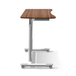Octavia 42-in. Walnut Mobile Sit- Standing Desk with Silver Steel Base by Nyhus 16 Octavia 42-in. Walnut Mobile Sit- Standing Desk with Silver Steel Base by Nyhus -Cheap sumyeg Store walnut nyhus standing desks hd 56670000205 1f 1000