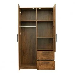 39.37 in. x 19.49 in. x 70.87 in. Walnut Wood Wardrobe Kitchen Cabinet Armoire with 2-Doors and 2-Drawers by sumyeg 23 39.37 in. x 19.49 in. x 70.87 in. Walnut Wood Wardrobe Kitchen Cabinet Armoire with 2-Doors and 2-Drawers by sumyeg -Cheap sumyeg Store walnut sumyeg armoires wardrobes sg 331jfs069 44 1000
