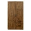 39.37 in. x 19.49 in. x 70.87 in. Walnut Wood Wardrobe Kitchen Cabinet Armoire with 2-Doors and 2-Drawers by sumyeg 2 39.37 in. x 19.49 in. x 70.87 in. Walnut Wood Wardrobe Kitchen Cabinet Armoire with 2-Doors and 2-Drawers by sumyeg -Cheap sumyeg Store walnut sumyeg armoires wardrobes sg 331jfs069 64 1000