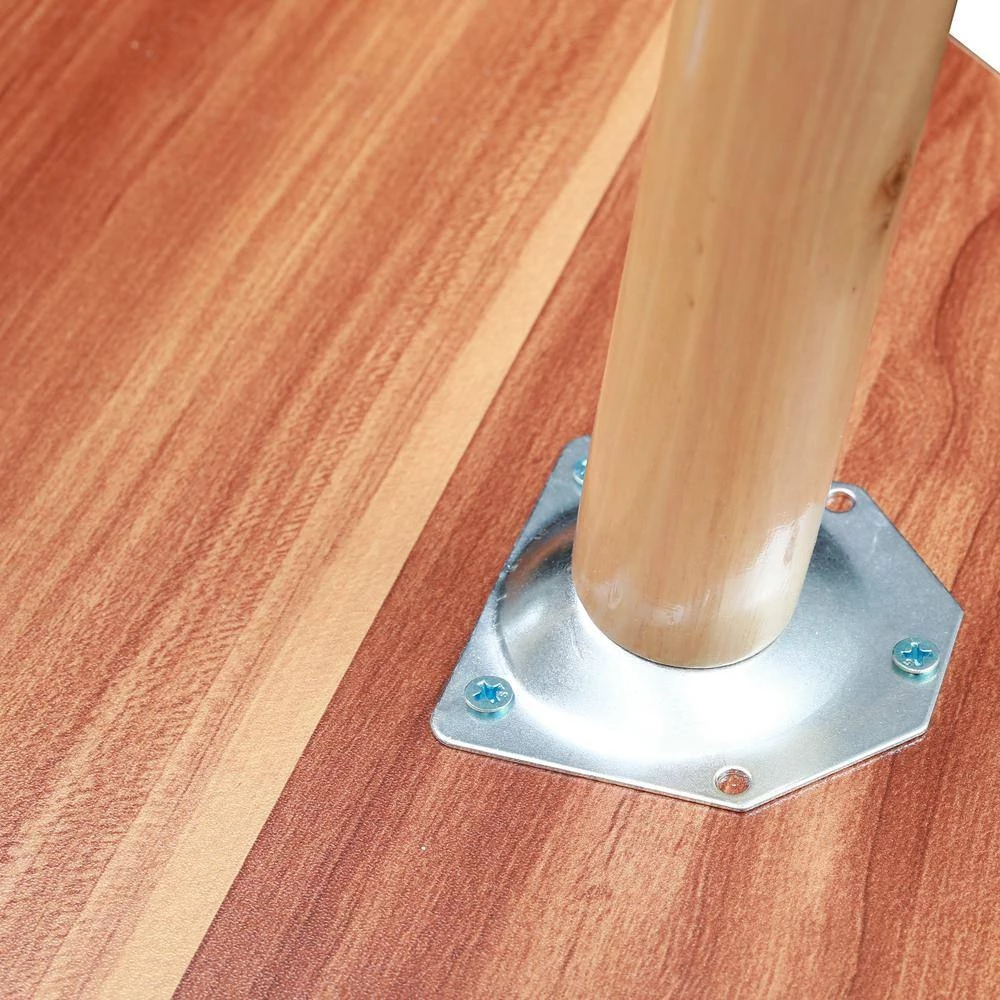 Contemporary 31.5 in. Walnut Triangle Wood Nesting Coffee Table Drop Shape Dining Side Table with 2-Pieces by sumyeg 7 Contemporary 31.5 in. Walnut Triangle Wood Nesting Coffee Table Drop Shape Dining Side Table with 2-Pieces by sumyeg - Image 5