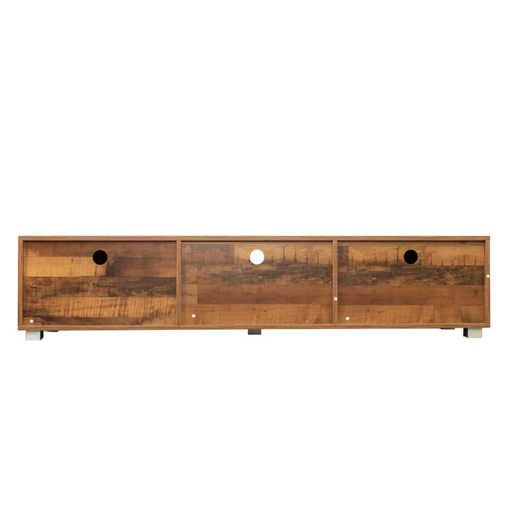 63 in. Wooden Walnut Media TV Stand TV Console with Storage Doors Fits TV's up to 70 in. for Living Room by sumyeg 3 63 in. Wooden Walnut Media TV Stand TV Console with Storage Doors Fits TV's up to 70 in. for Living Room by sumyeg