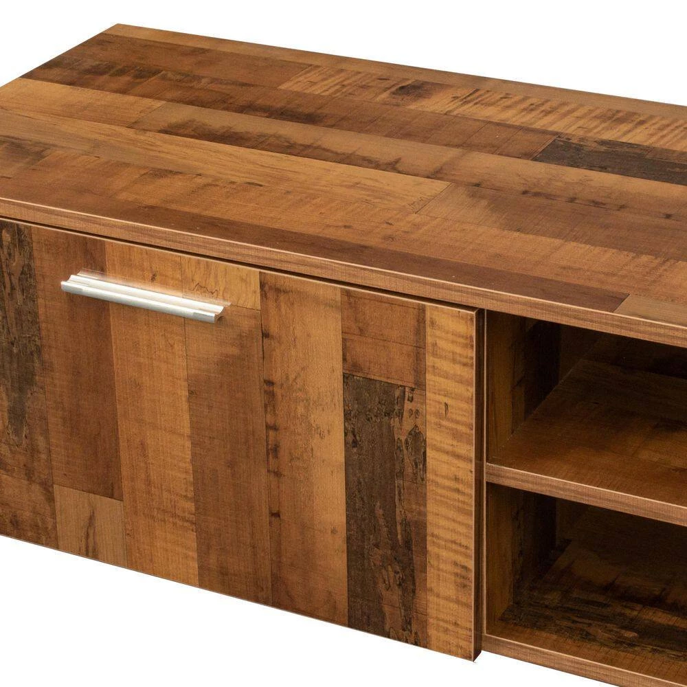 63 in. Wooden Walnut Media TV Stand TV Console with Storage Doors Fits TV's up to 70 in. for Living Room by sumyeg 7 63 in. Wooden Walnut Media TV Stand TV Console with Storage Doors Fits TV's up to 70 in. for Living Room by sumyeg - Image 5