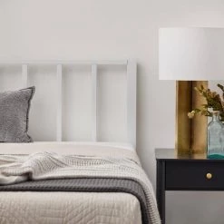 Lori White Queen Metal Platform Bed Frame with Vertical Bar Headboard - Wood Slats by Brookside 19 Lori White Queen Metal Platform Bed Frame with Vertical Bar Headboard - Wood Slats by Brookside -Cheap sumyeg Store white brookside platform beds bs0001mbdqqwh 1f 1000