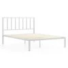 Lori White Queen Metal Platform Bed Frame with Vertical Bar Headboard - Wood Slats by Brookside 2 Lori White Queen Metal Platform Bed Frame with Vertical Bar Headboard - Wood Slats by Brookside -Cheap sumyeg Store white brookside platform beds bs0001mbdqqwh 64 1000