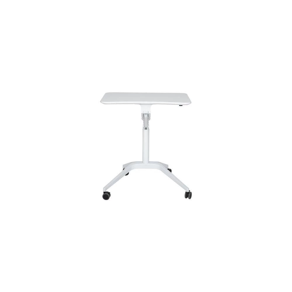 30 in. Height Adjustable Mobile Laptop Desk, White Lacquered Aluminum Base with MDF Top by Nyhus 7 30 in. Height Adjustable Mobile Laptop Desk, White Lacquered Aluminum Base with MDF Top by Nyhus - Image 5
