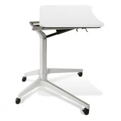 30 in. Height Adjustable Mobile Laptop Desk, White Lacquered Aluminum Base with MDF Top by Nyhus 16 30 in. Height Adjustable Mobile Laptop Desk, White Lacquered Aluminum Base with MDF Top by Nyhus -Cheap sumyeg Store white nyhus laptop desks hd 56080800201 44 1000