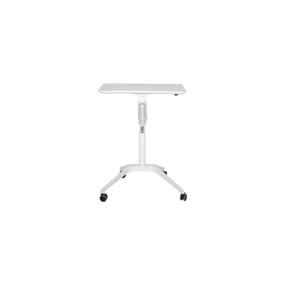 30 in. Height Adjustable Mobile Laptop Desk, White Lacquered Aluminum Base with MDF Top by Nyhus 6 30 in. Height Adjustable Mobile Laptop Desk, White Lacquered Aluminum Base with MDF Top by Nyhus - Image 4