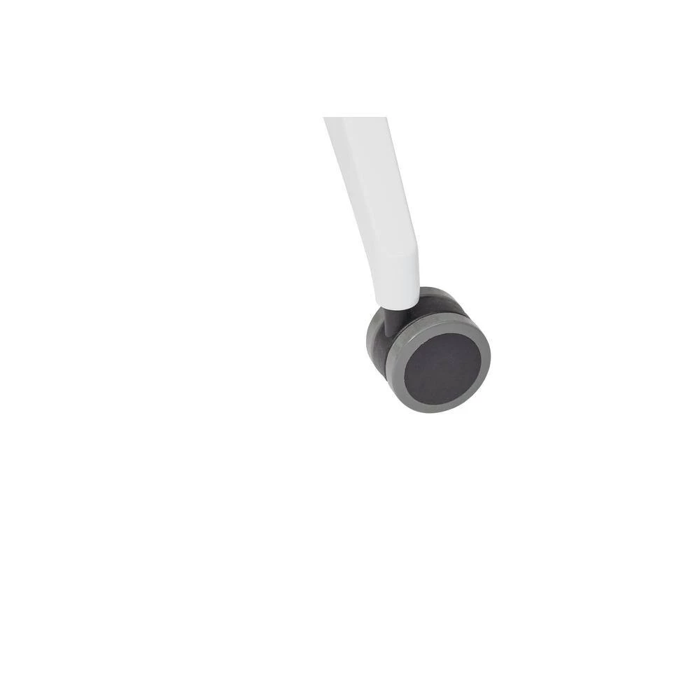 30 in. Height Adjustable Mobile Laptop Desk, White Lacquered Aluminum Base with MDF Top by Nyhus 10 30 in. Height Adjustable Mobile Laptop Desk, White Lacquered Aluminum Base with MDF Top by Nyhus - Image 8