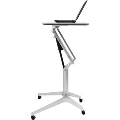 30 in. Height Adjustable Mobile Laptop Desk, White Lacquered Aluminum Base with MDF Top by Nyhus 17 30 in. Height Adjustable Mobile Laptop Desk, White Lacquered Aluminum Base with MDF Top by Nyhus -Cheap sumyeg Store white nyhus laptop desks hd 56080800201 fa 1000
