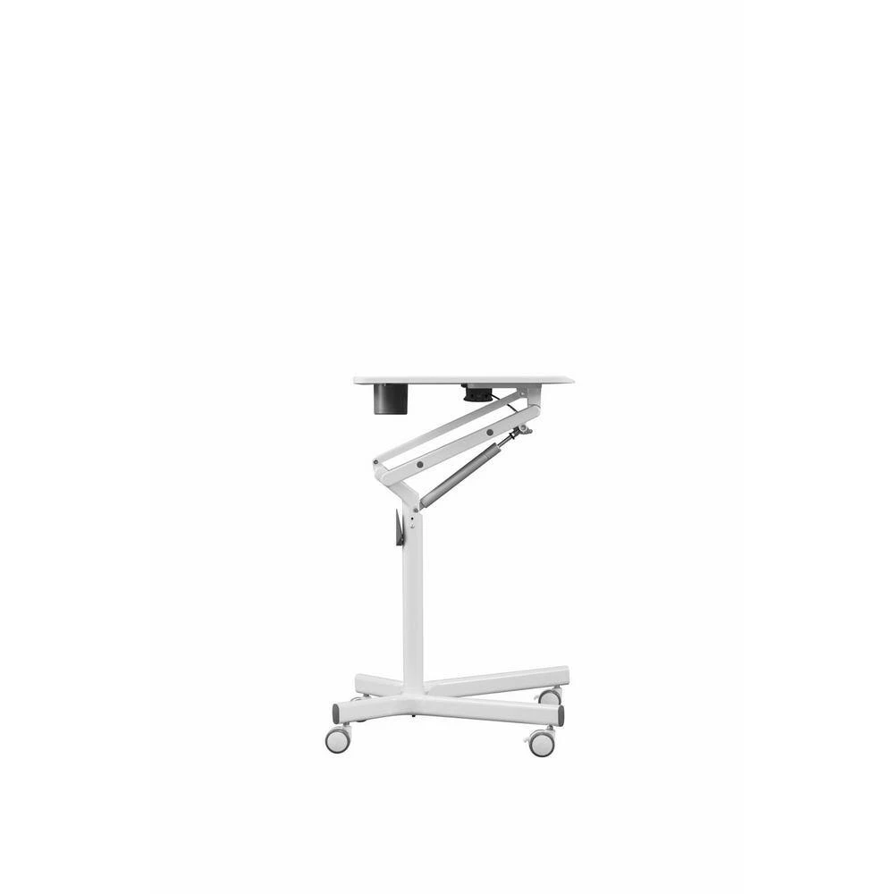 27.5 in. Mobile Workpad Modern Style Adjustable Height White PVC Laptop Desk by Nyhus 10 27.5 in. Mobile Workpad Modern Style Adjustable Height White PVC Laptop Desk by Nyhus - Image 8