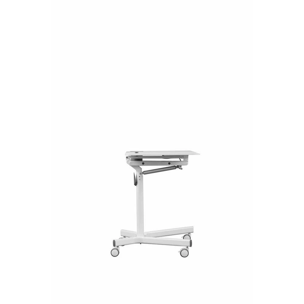27.5 in. Mobile Workpad Modern Style Adjustable Height White PVC Laptop Desk by Nyhus 9 27.5 in. Mobile Workpad Modern Style Adjustable Height White PVC Laptop Desk by Nyhus - Image 7