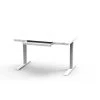 Elsa 47 in. White Sit Standing Desk Glass Top by Nyhus 1 Elsa 47 in. White Sit Standing Desk Glass Top by Nyhus -Cheap sumyeg Store white nyhus standing desks hd 70080004724 64 1000