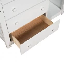 Wooden Twin Over Full Bunk Bed in White With 6 Drawers And Flexible Shelves by Polibi 20 Wooden Twin Over Full Bunk Bed in White With 6 Drawers And Flexible Shelves by Polibi -Cheap sumyeg Store white polibi bunk beds mb tfbb6d w 44 1000