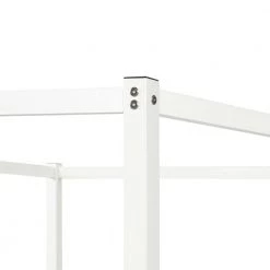 Metal Framed Classic Design Queen White Canopy Platform Bed with Headboard 63 in. W x 73.2 in. H by Polibi 17 Metal Framed Classic Design Queen White Canopy Platform Bed with Headboard 63 in. W x 73.2 in. H by Polibi -Cheap sumyeg Store white polibi canopy beds rs mfcpb w 1f 1000