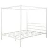 Metal Framed Classic Design Queen White Canopy Platform Bed with Headboard 63 in. W x 73.2 in. H by Polibi 1 Metal Framed Classic Design Queen White Canopy Platform Bed with Headboard 63 in. W x 73.2 in. H by Polibi -Cheap sumyeg Store white polibi canopy beds rs mfcpb w 64 1000