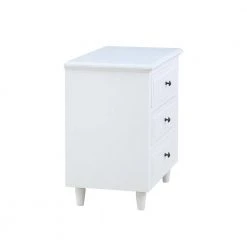 Modern White 3-Drawer Exquisite Solid Wood Cabinet Nightstand (28.1 in. H x 27.9 in. W x 16.9 in. D) by Polibi 19 Modern White 3-Drawer Exquisite Solid Wood Cabinet Nightstand (28.1 in. H x 27.9 in. W x 16.9 in. D) by Polibi -Cheap sumyeg Store white polibi nightstands rs mwdesw w 1f 1000