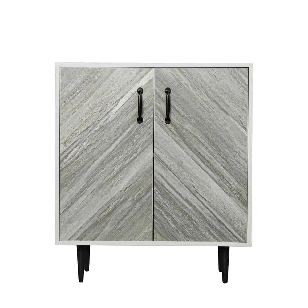 Freestanding Modern White Buffet Cabinet Sideboard Storage Cabinet Entryway Floor Cabinet with 2-Doors by sumyeg 2 Freestanding Modern White Buffet Cabinet Sideboard Storage Cabinet Entryway Floor Cabinet with 2-Doors by sumyeg