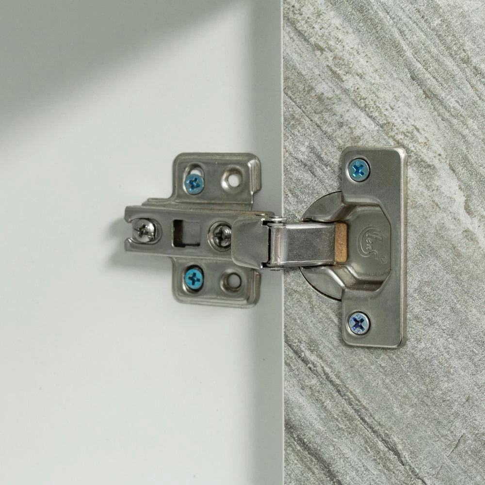 Freestanding Modern White Buffet Cabinet Sideboard Storage Cabinet Entryway Floor Cabinet with 2-Doors by sumyeg 6 Freestanding Modern White Buffet Cabinet Sideboard Storage Cabinet Entryway Floor Cabinet with 2-Doors by sumyeg - Image 5